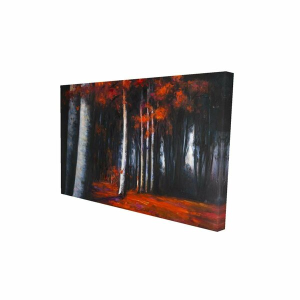 Fondo 12 x 18 in. Mysterious Forest-Print on Canvas FO2774281